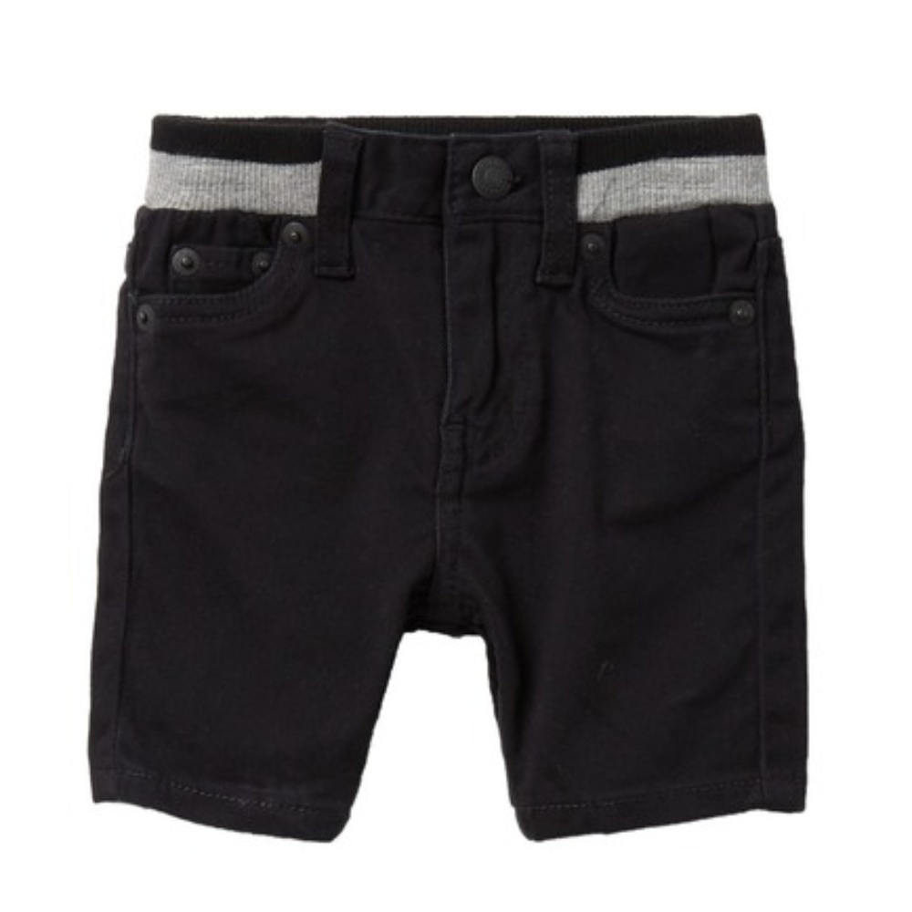 NEW Levi's Black Slim Fit Pull On Shorts 24M & 18M